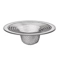 Danco 4-1/2 in. D Stainless Steel Nickel Mesh Strainer Silver 9D00088822